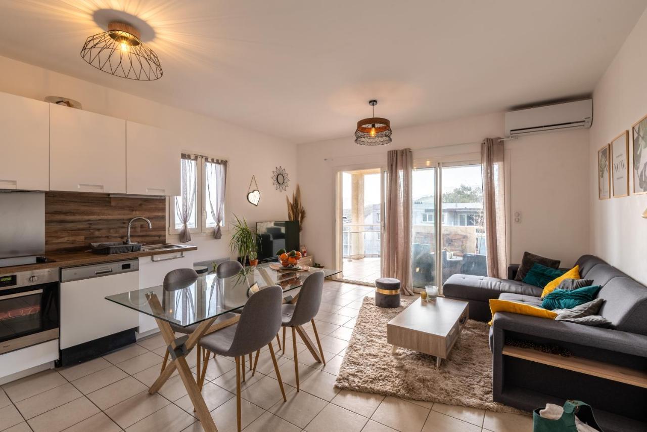 U Nidu - A Ajaccio, Magnifique Appartement 4 Couchages Vue Mer Ajaccio  Zewnętrze zdjęcie